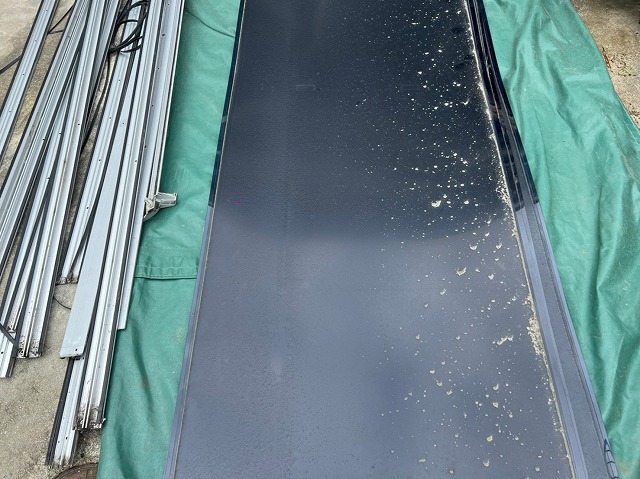 カーポートパネル　汚れ